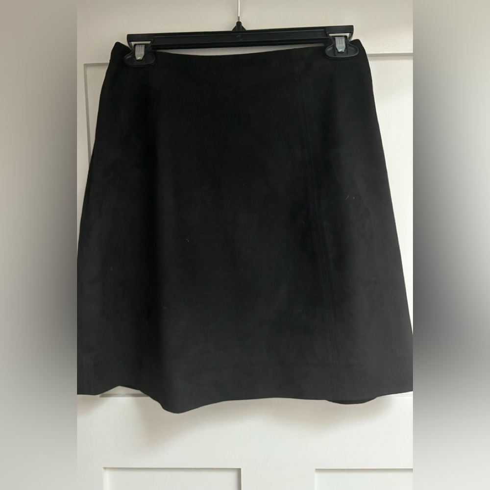 Babaton faux suede skirt